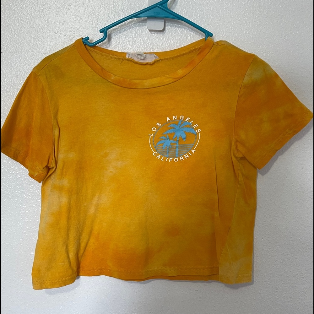 Los Angeles boxy cropped tee